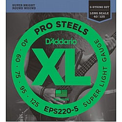 D´Addario EPS220-5 40/125 PRO STEELS struny na 5-strun. basu