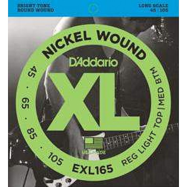 D´Addario EXL165 045/105 struny na basgitaru, nikel