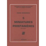 Bogdanovic, Dusan - 5 Miniatures Printaniéres