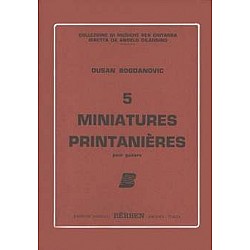 Bogdanovic, Dusan - 5 Miniatures Printaniéres