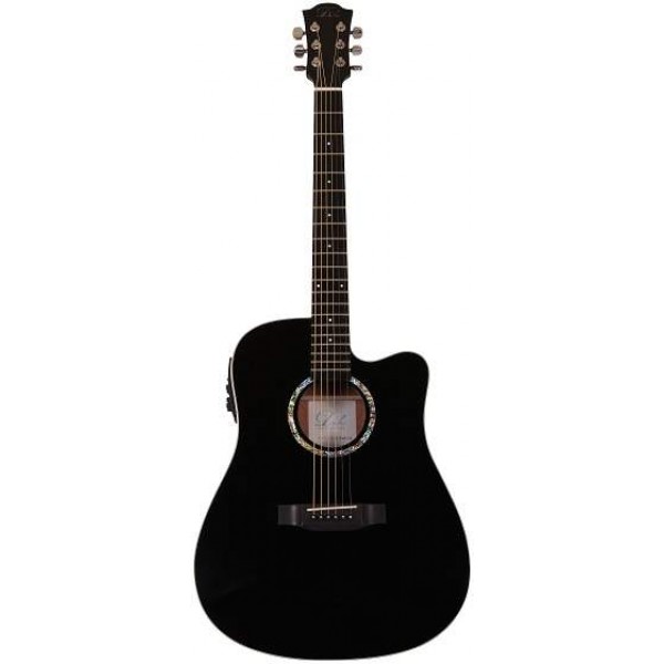 Duke -D-MC-Cut EQ Black - elektroakustická gitara