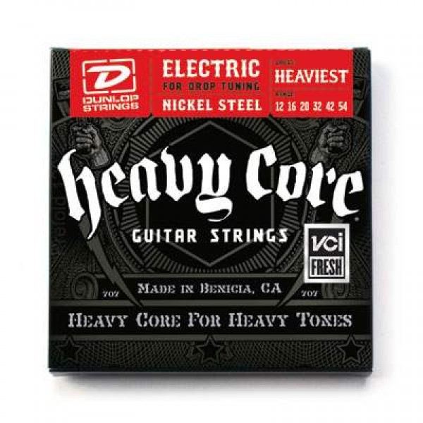 Dunlop Heavy Core struny na el. gitaru 12/54