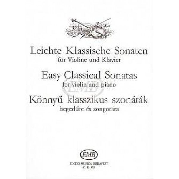 Easy Classical Sonatas pre husle a klavír