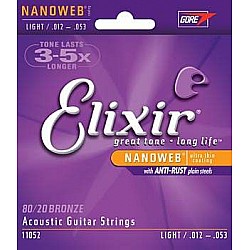 Elixir Nanoweb 16077 - Struny pre akust, gitaru, Phosphor Bronze