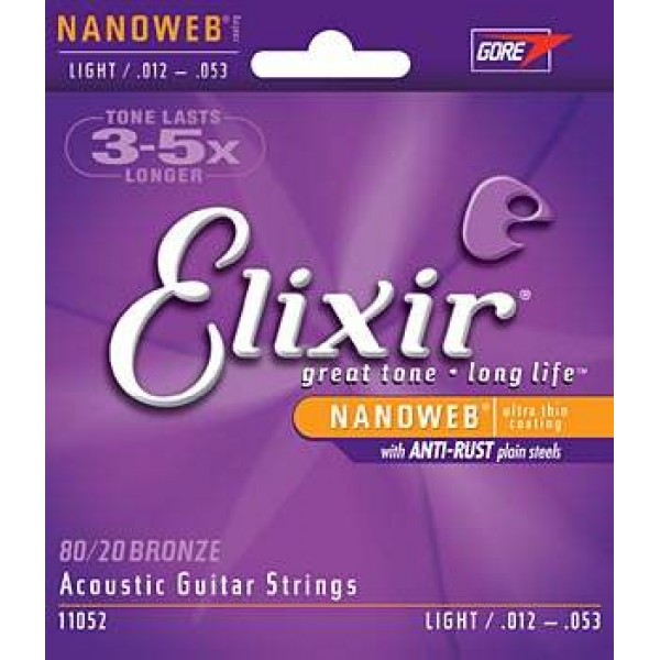 Elixir Nanoweb 16077 - Struny pre akust, gitaru, Phosphor Bronze