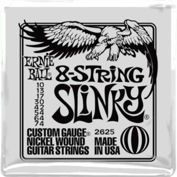 Ernie Ball 2625 - 8-String slinky 10/74