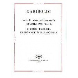 Gariboldi - 30 easy and progressive studies for flute - 8007