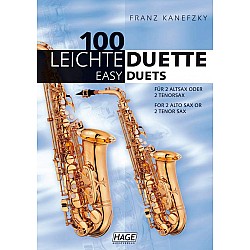 Hage - 100 Leichte Duette - duety pre 2 saxofóny