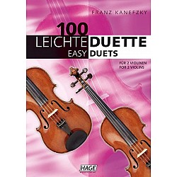 Hage - 100 Leichte Duette - duety pre 2 husle