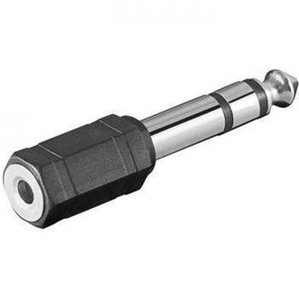 M-Cables redukcia - Jack 3,5 mm, stereo/ Jack 6,3 mm, stereo