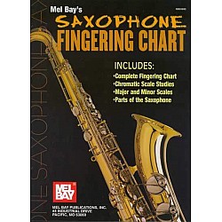 Mel Bay's Saxophone Fingering Chart - 93895