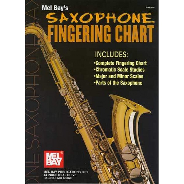 Mel Bay's Saxophone Fingering Chart - 93895