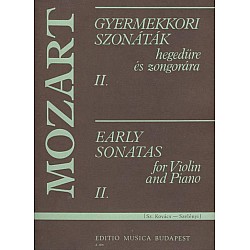 Mozart Z. 3636 - Early Sonatas pre husle a klavír 2. diel