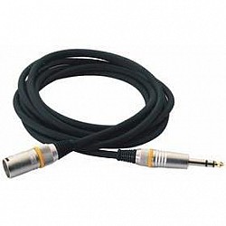 RockCable RCL 30386 D6 M BA - Mikrofónový kábel XLR M/Jack, 6 m