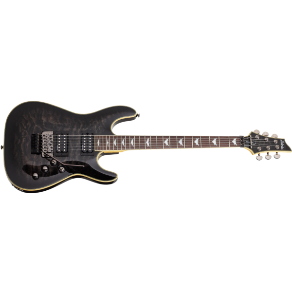 Schecter Omen Extreme 6 FR - See Thru Black