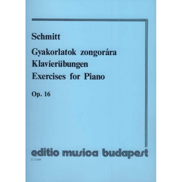 Schmitt, Aloys: Exercises for piano