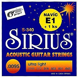 Sirius - struny na akustickú gitaru .0095