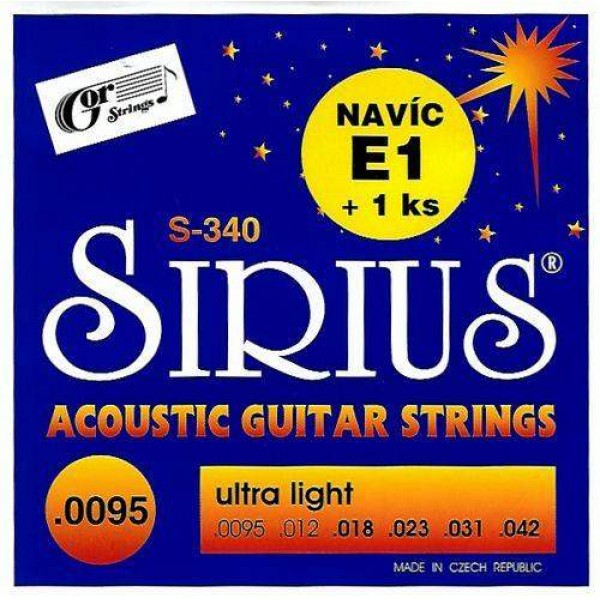 Sirius - struny na akustickú gitaru .0095