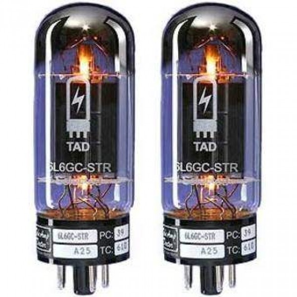 TAD 6L6GC-STR RCA-Style black-plate Premium - Pár