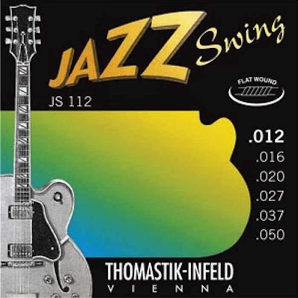 Thomastik JS 112 struny na jazz. gitaru 012/050  flat wound