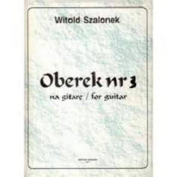 Szalonek, Witold - Oberek č. 3