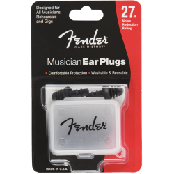 Fender Musician Series Ear Plugs, Black 