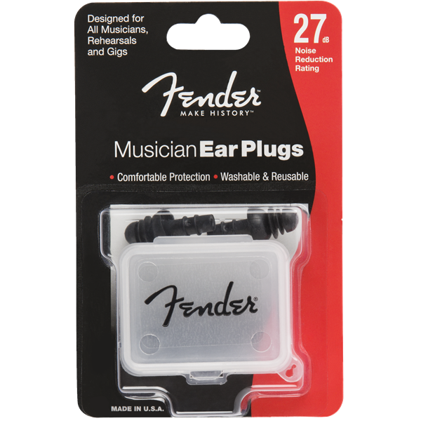 Fender Musician Series Ear Plugs, Black 