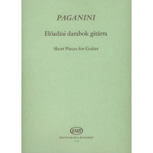 Paganini, Niccolò - Short pieces for guitar