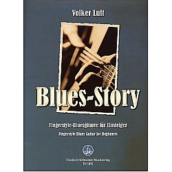 Luft, Volker -  Blues -Story , škola hry pre fingerstyle gitaristov