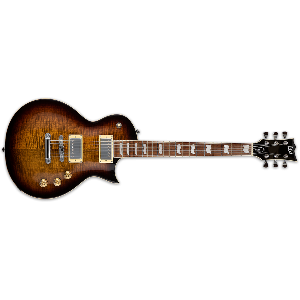 ESP LTD EC-256FM Dark Brown Sunburst
