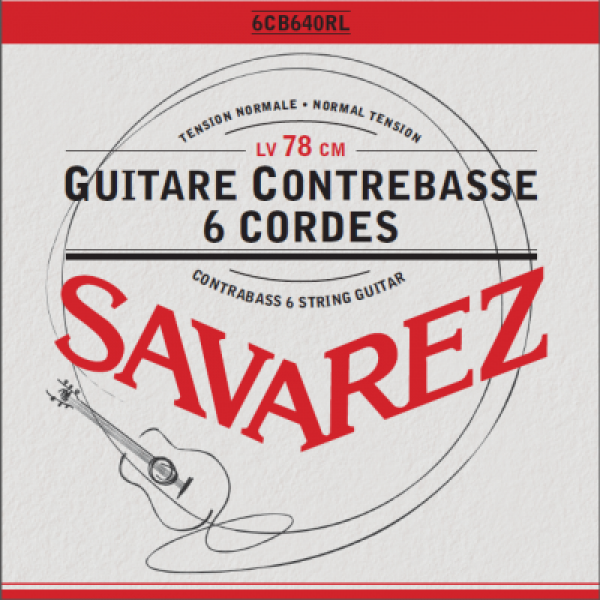 Savarez 6CB640RL - struny pre kontrabasovú klasickú gitaru