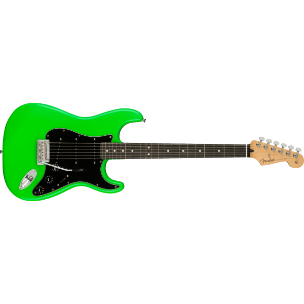 Fender LE Player Stratocaster®, Ebony Fingerboard, Neon Green