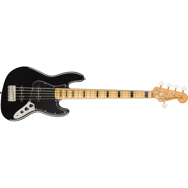 Fender Squier Classic Vibe '70s Jazz Bass® V, Maple Fingerboard, Black 