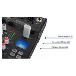 Pronomic B-403 Mini-Mixer + Bluetooth® + USB-Recording 