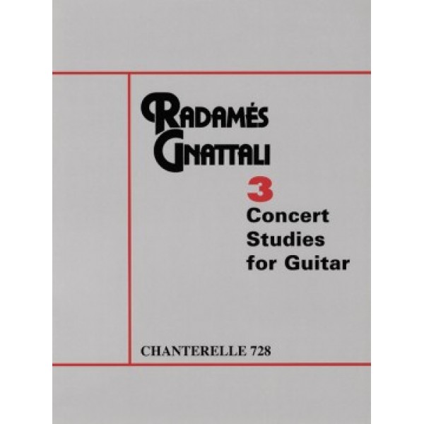 Gnattali, Radames - 3 Concert Studies for Guitar 