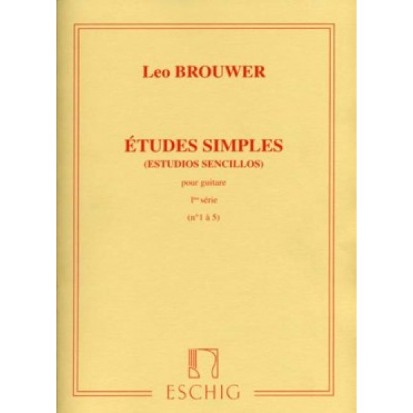 Brouwer, Leo -  Estudios Sencillos, Vol.1 (1-5)