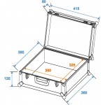 ROADINGER univerzálny kufor / rack , black, GR-3 black