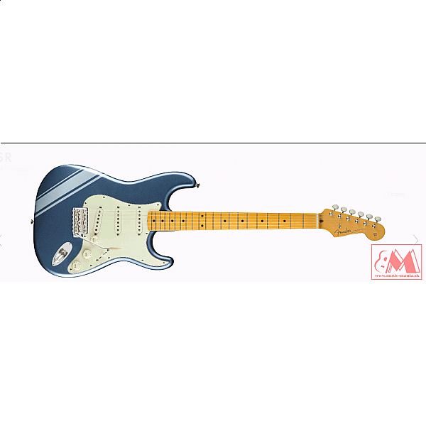 Fender FSR Traditional 50s Strat, Maple Fingerboard, Lake Placid Blue with Ice Blue Metallic Stripes 
