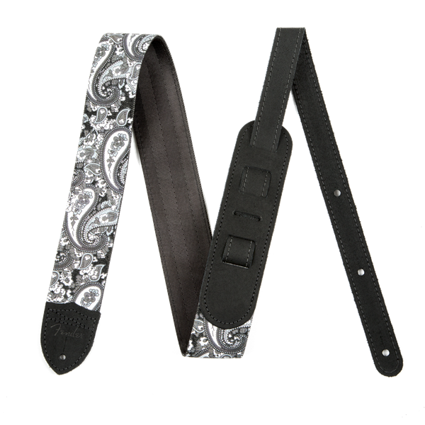 Fender Paisley Denim Strap, 2" Grey - pás na gitaru
