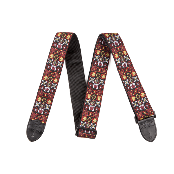 Fender Festival Hootenanny Strap - Red - pás na gitaru