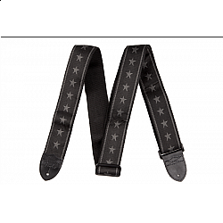 Fender Nylon Stars and Stripes Strap Black/Grey - pás na gitaru