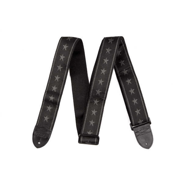Fender Nylon Stars and Stripes Strap Black/Grey - pás na gitaru