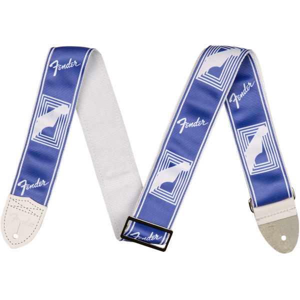 Fender 2" Custom Color Monogrammed Straps - Lake Placid Blue - pás na gitaru