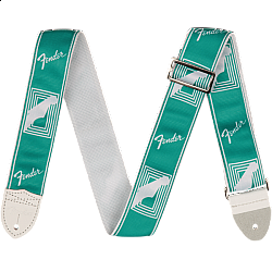 Fender 2" Custom Color Monogrammed Straps - Sea Foam Green - pás na gitaru