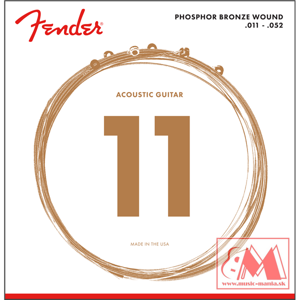 Fender - Phosphor Bronze - 11/52