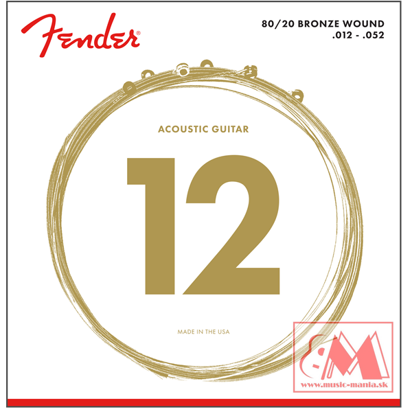 Fender - 80/20 Bronze - 11/52
