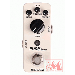 Mooer PURE Boost - gitarový zosilňovač signálu
