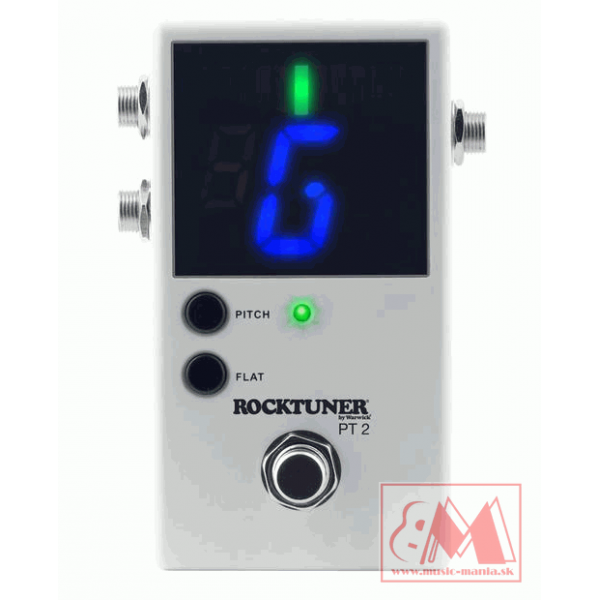 Rocktuner PT 2 White stompbox ladička, chromat. LED, true bypass