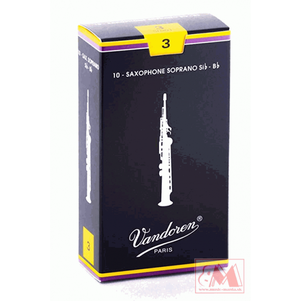 Vandoren SR203 - Plátky pre soprán saxofón hr. 3
