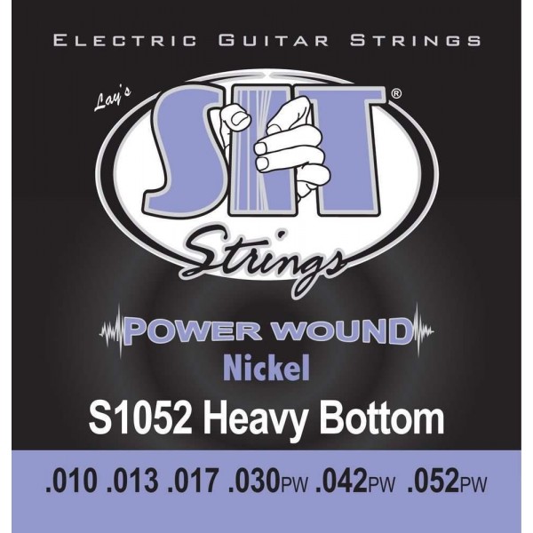 S.I.T. S1052 Powewound struny pre elektrickú gitaru Nickel 10/52
